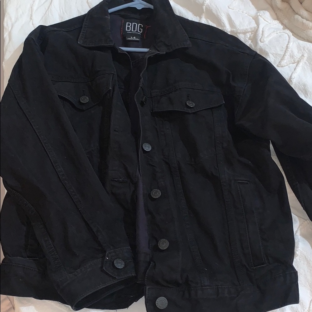black BDG denim jacket
